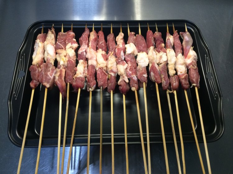 烤箱版羊肉串步骤1