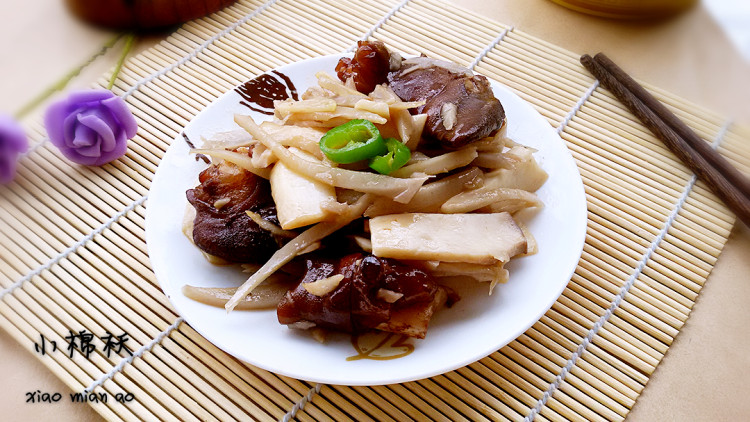 杏鲍菇炒炖肉步骤9