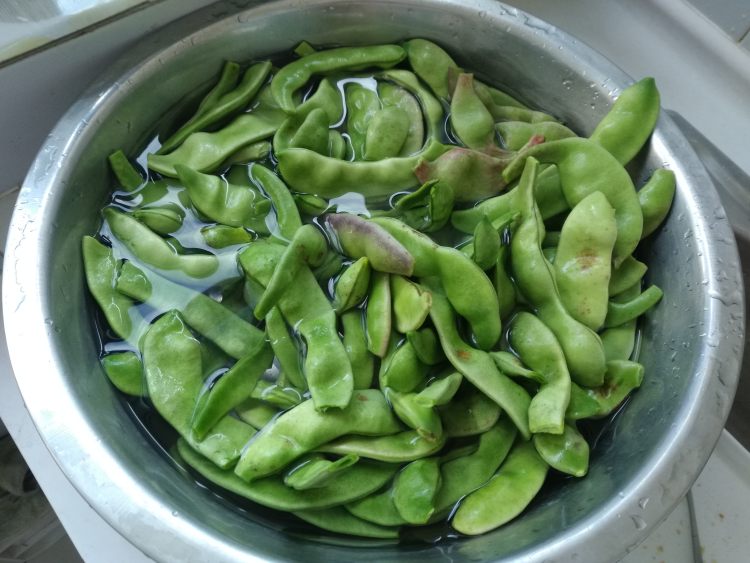 红烧鸡肉四季豆步骤1