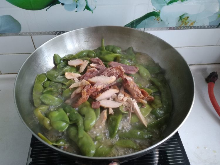 红烧鸡肉四季豆步骤10