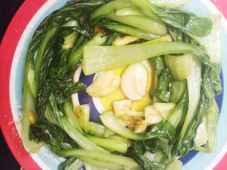 肉丸扒青菜步骤13
