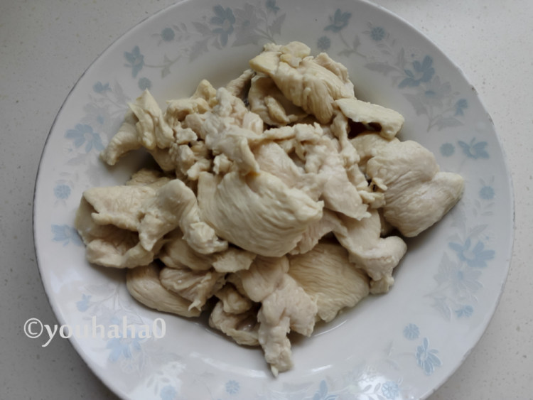 肉酱滑鸡胸肉步骤4