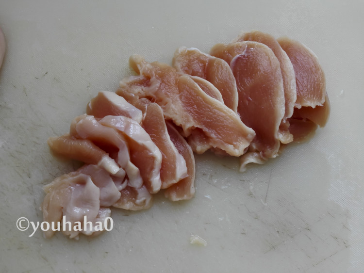 肉酱滑鸡胸肉步骤1