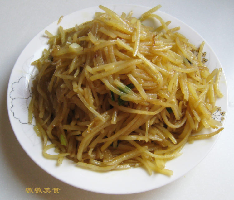 素炒土豆丝步骤7