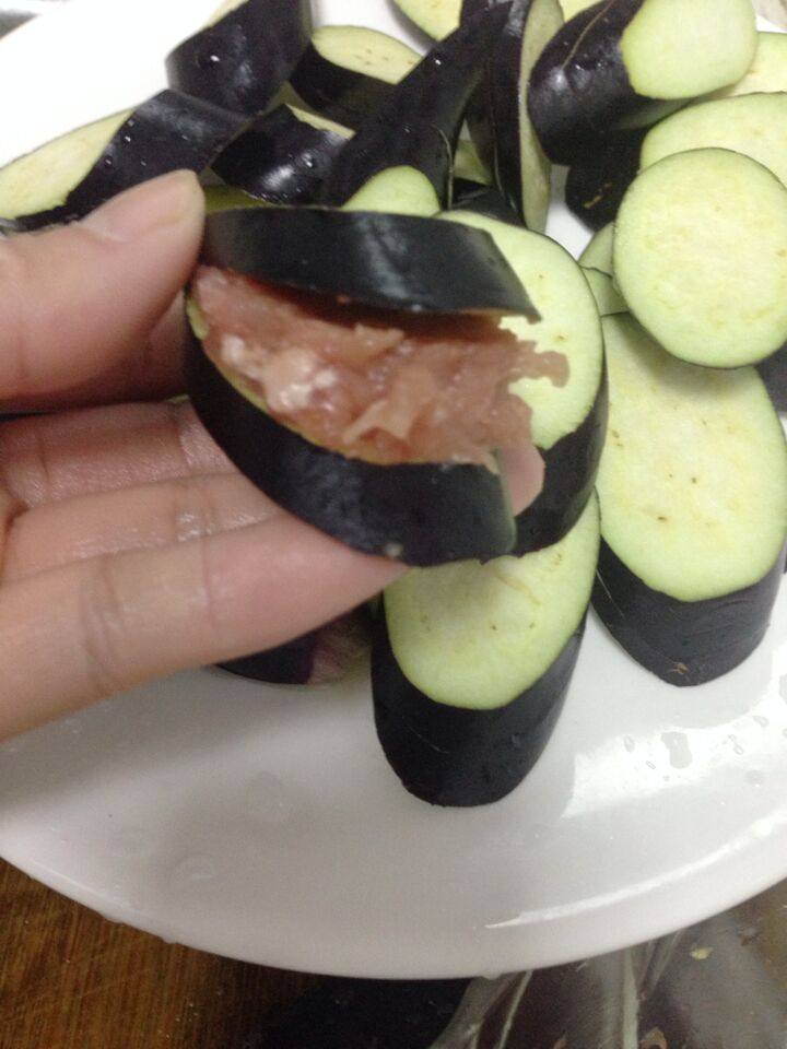 茄子包肉步骤5