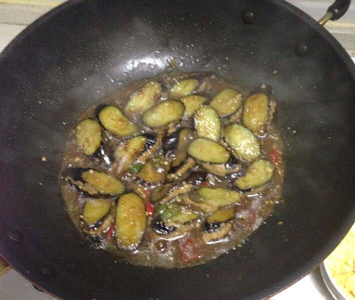 茄子包肉步骤12