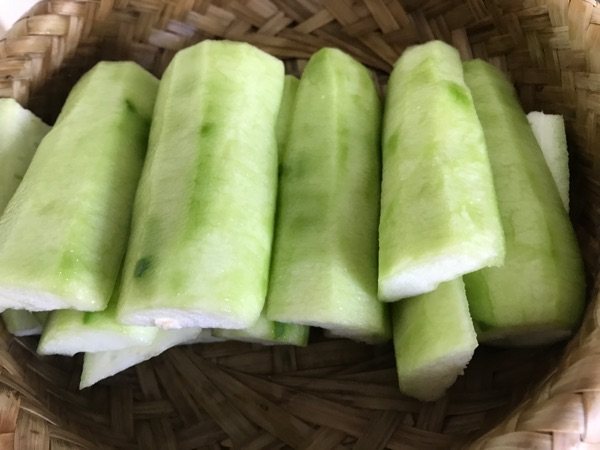 上汤虾米丝瓜步骤3