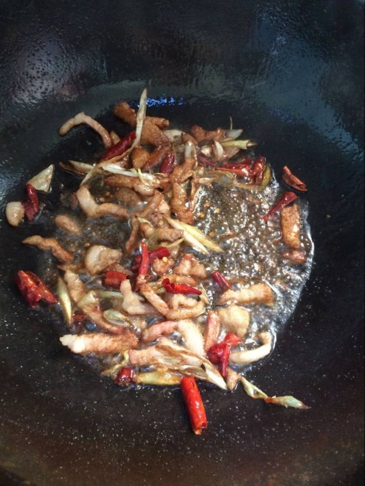 辣炒扁芸豆步骤6