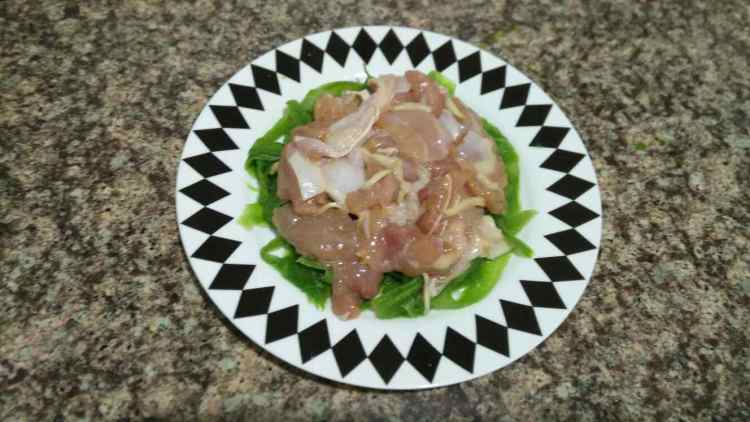 凉瓜蒸鸡肉步骤6