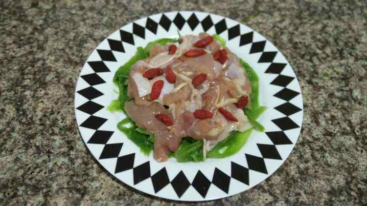 凉瓜蒸鸡肉步骤7