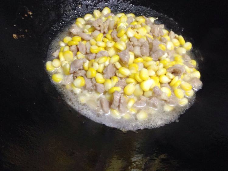 玉米肉粒步骤5