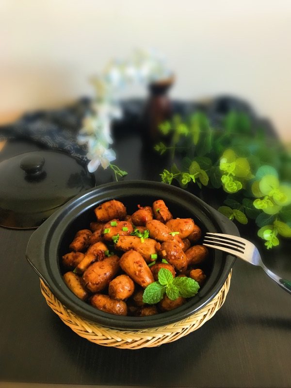 豆豉辣酱焖芋头仔步骤9