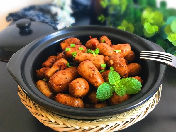 豆豉辣酱焖芋头仔步骤10