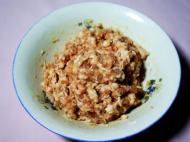 虾仁肉糜豆腐盒子步骤8