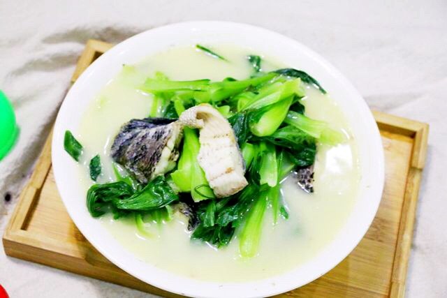 黑鱼青菜汤步骤7