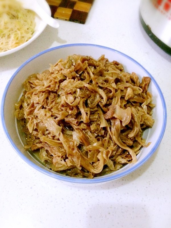 包菜干炖肉步骤9