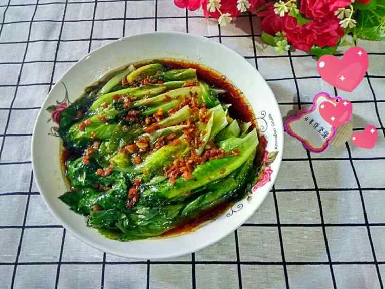 蒜蓉生菜步骤7