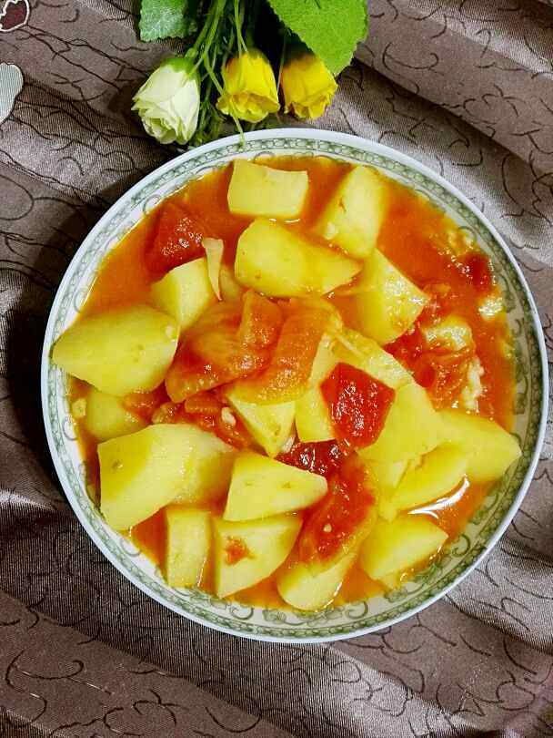 土豆炒西红柿步骤12