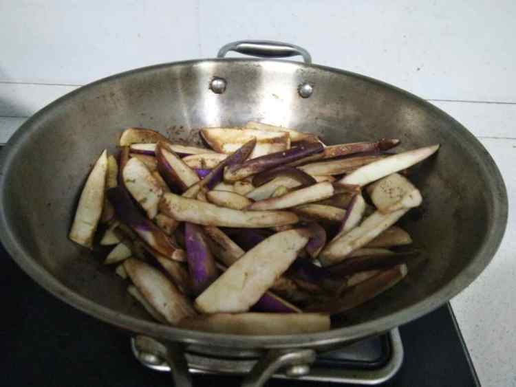 肉末茄子步骤5