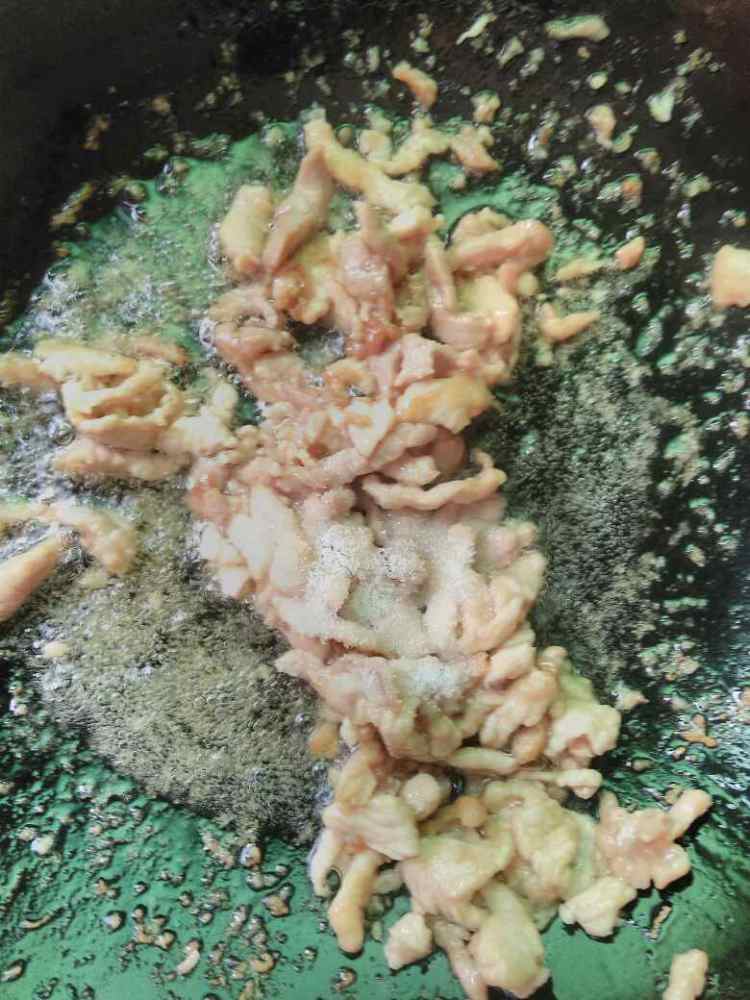 肉炒莴笋步骤8