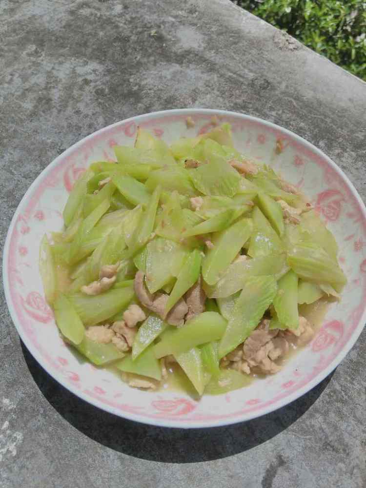 肉炒莴笋步骤13