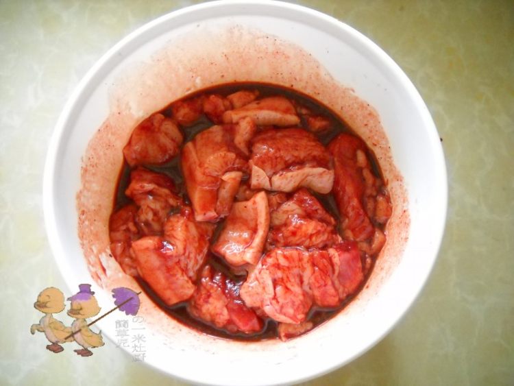 荷香腐乳米粉肉步骤6