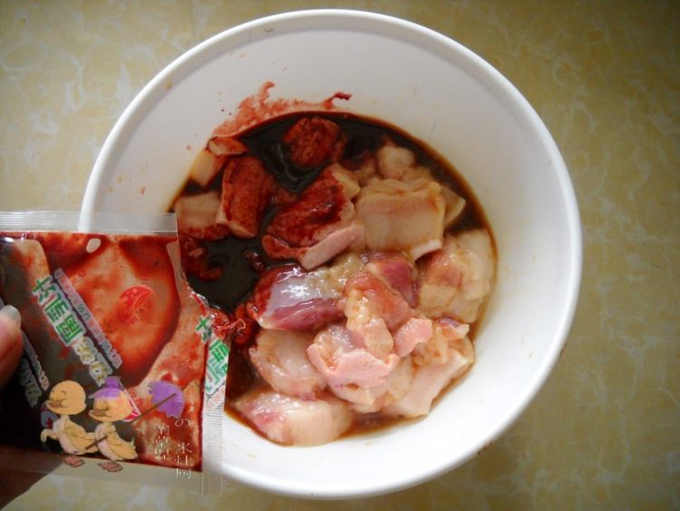 荷香腐乳米粉肉步骤5