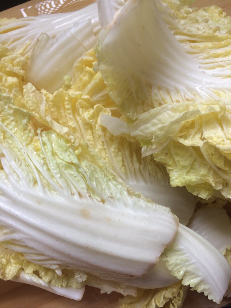 娃娃菜炒金针菇步骤1