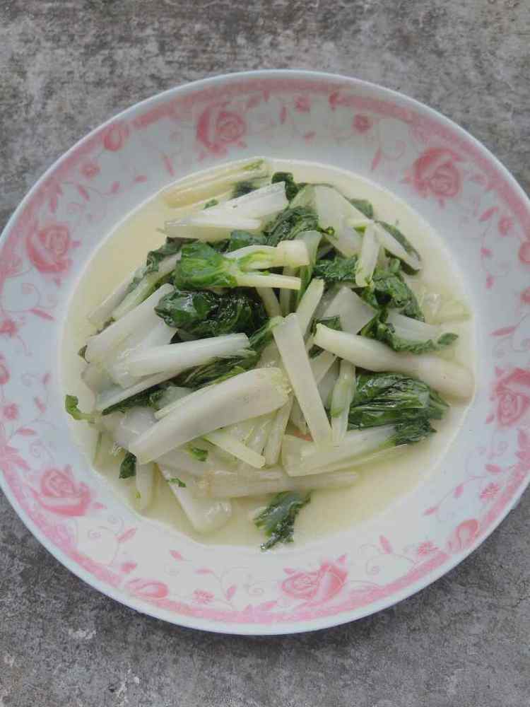 清炒小白菜步骤8