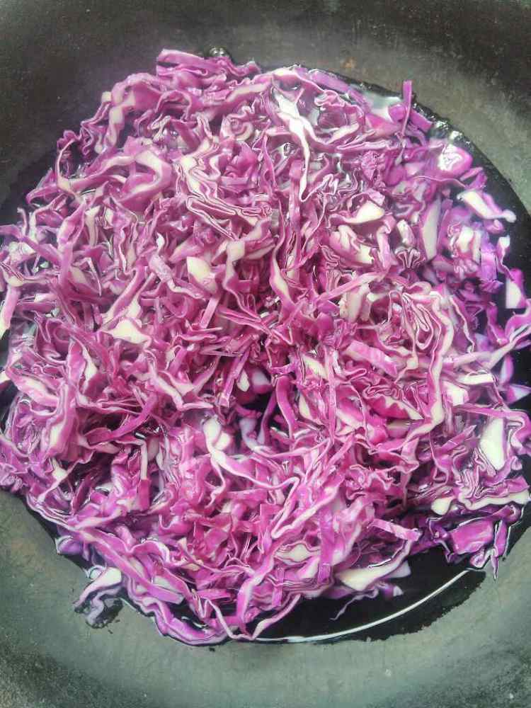 凉拌紫包步骤3