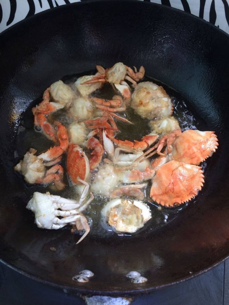 香辣花盖蟹步骤7