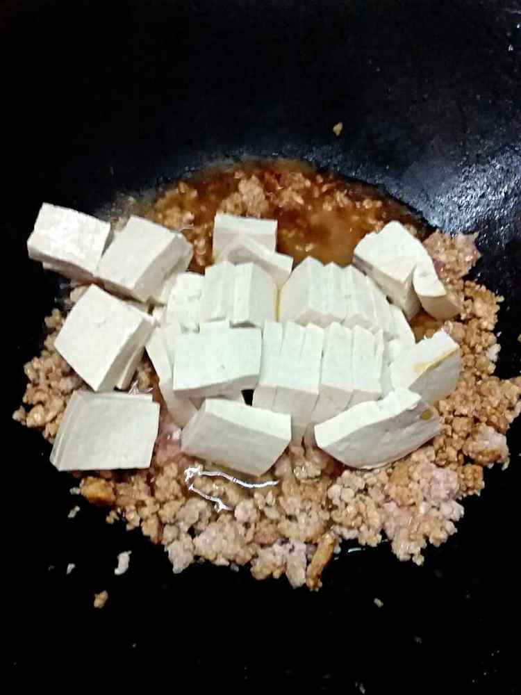 肉末白豆腐步骤4