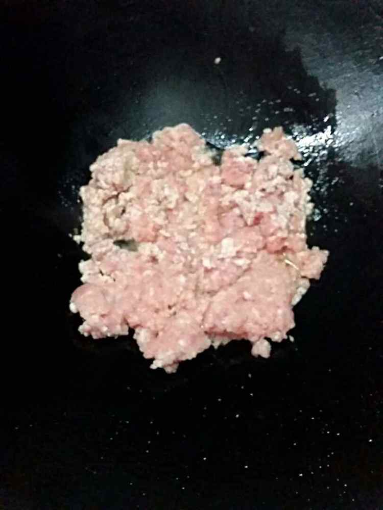 肉末白豆腐步骤2