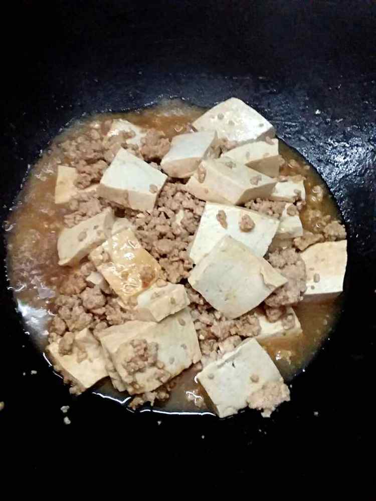 肉末白豆腐步骤5