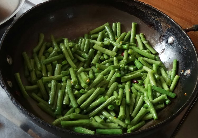 糖醋豇豆步骤4