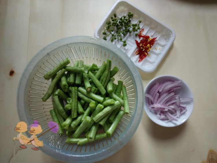 香椒煸豇豆步骤3