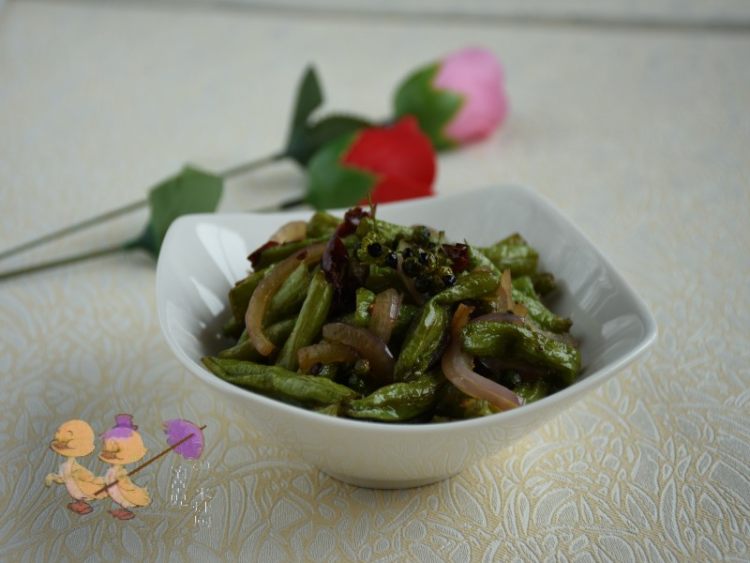 香椒煸豇豆步骤12