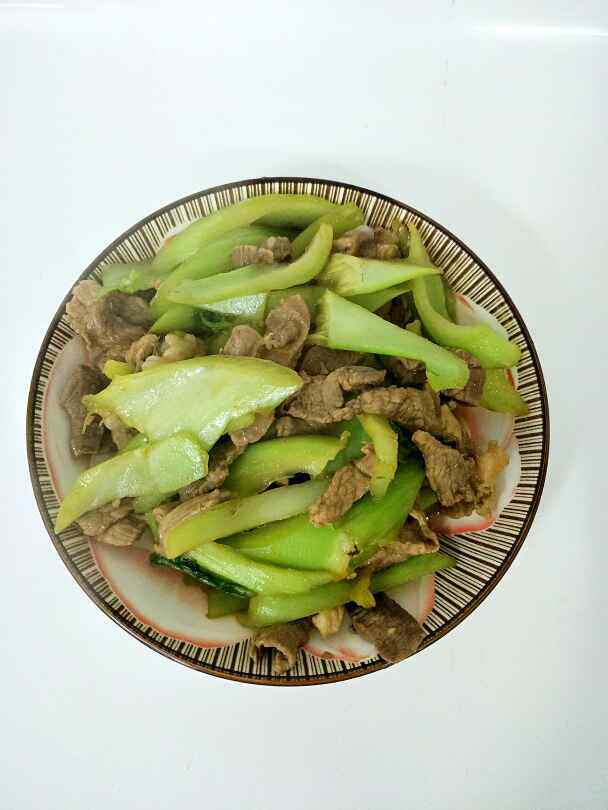 芥菜根炒肉步骤6