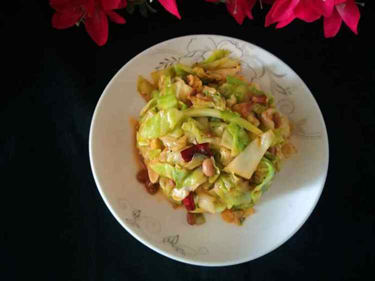 豆豉酸辣包菜步骤10