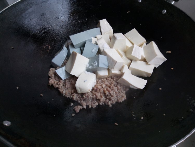 豆腐煮肉蓉步骤9