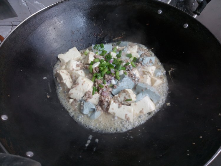 豆腐煮肉蓉步骤11