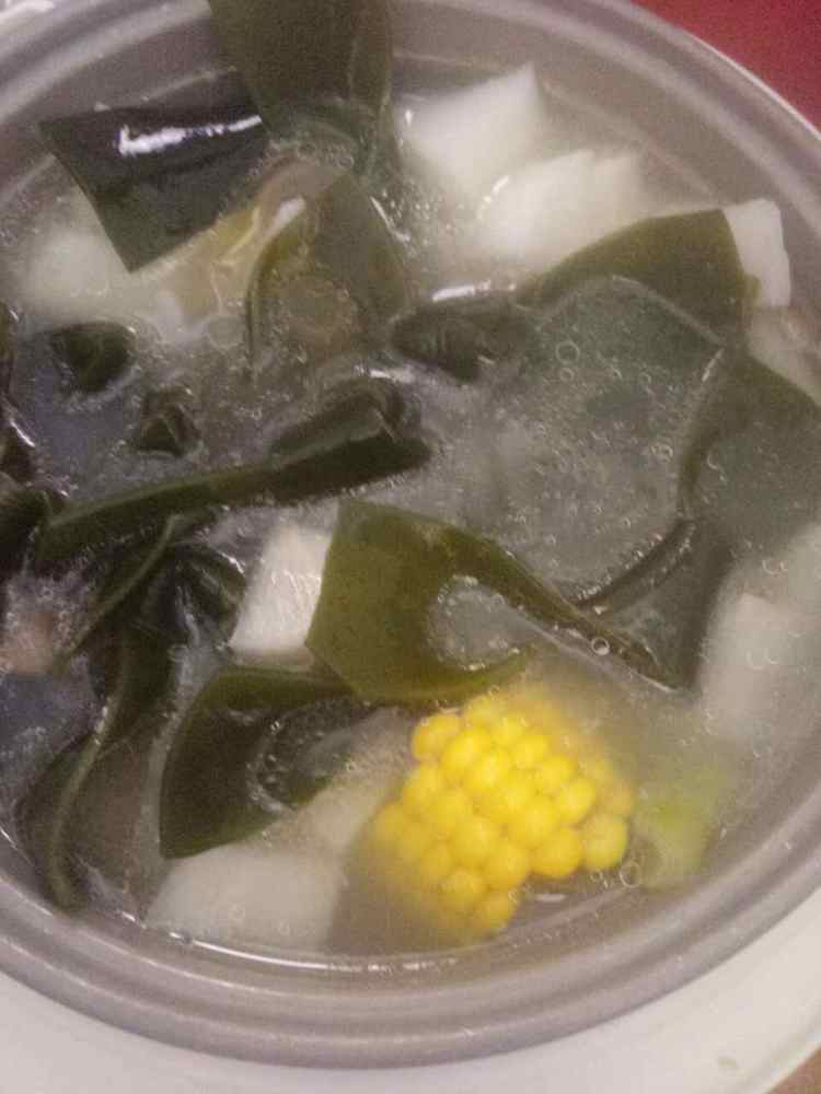排骨玉米海带萝卜汤步骤7