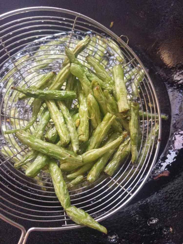 干煸四季豆步骤5