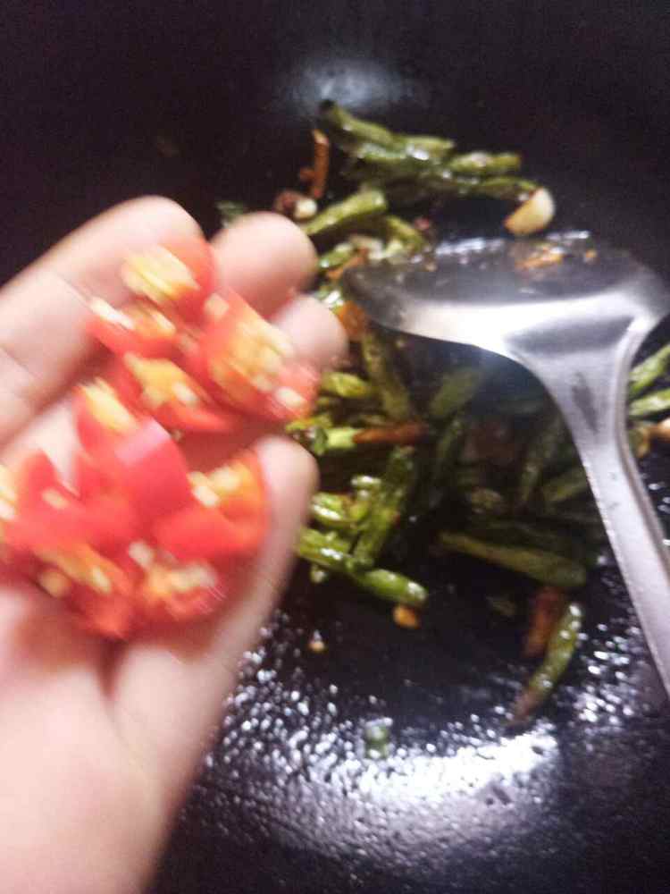 干煸四季豆步骤9