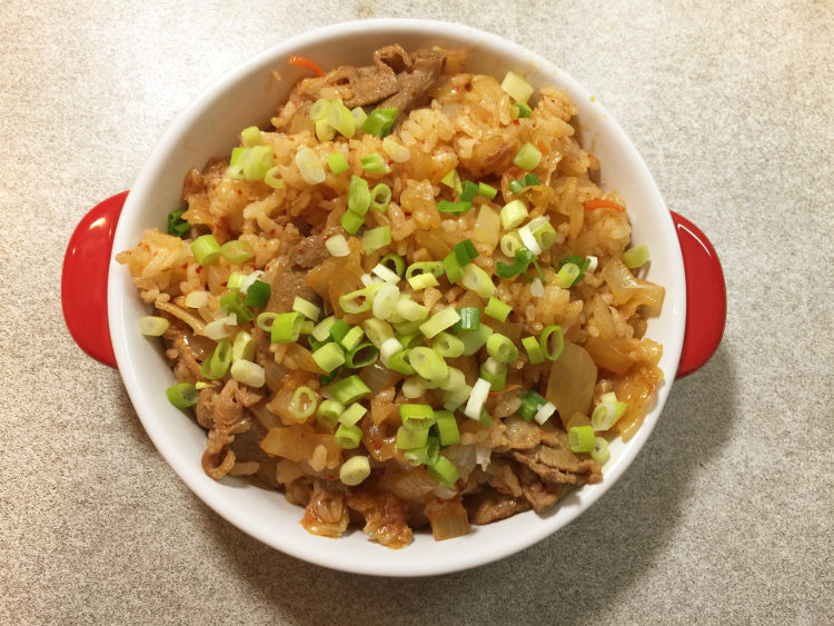 焗烤泡菜烧肉饭步骤10