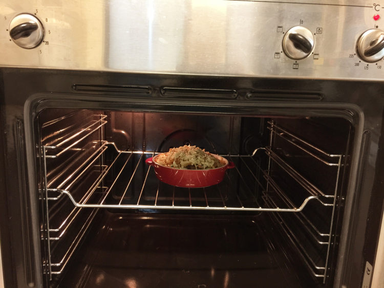 焗烤泡菜烧肉饭步骤12