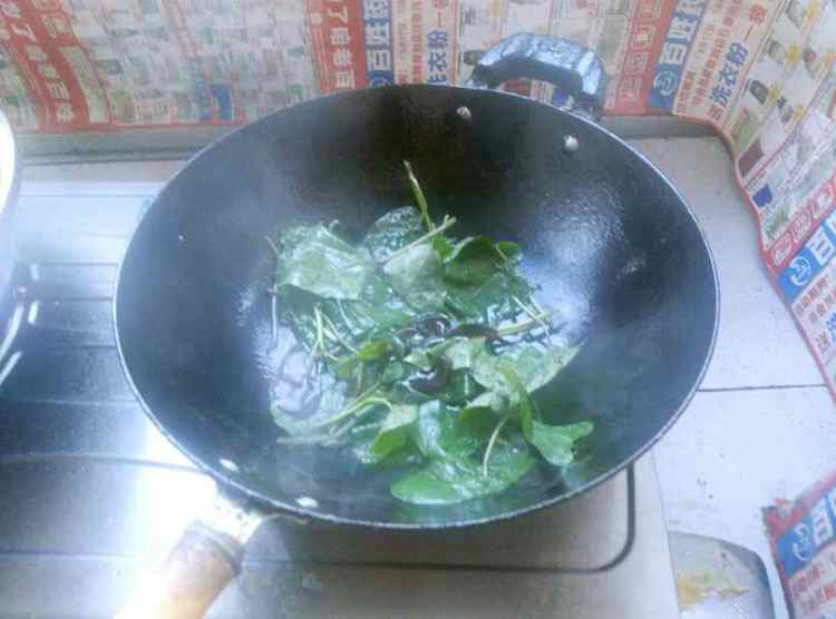 蚝油红薯叶步骤5