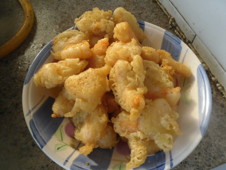 醋烹虾段步骤7