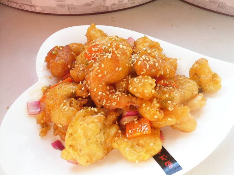 醋烹虾段步骤13