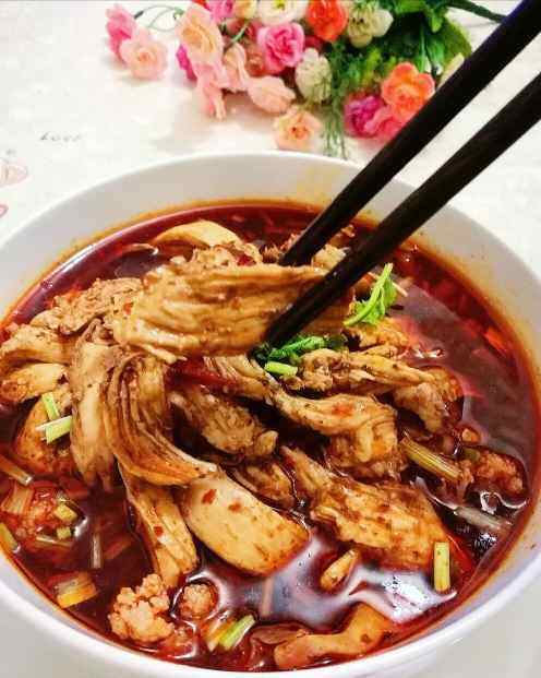 麻辣水煮手撕鸡步骤7